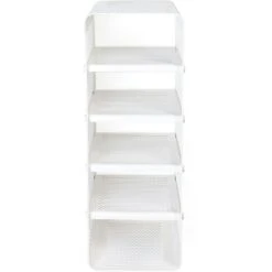 Shoe Rack 25x35x77 Cm, White