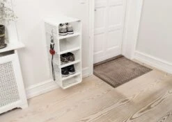 Shoe Rack 25x35x77 Cm, White -Gubi Furni Sales tica copenhagen shoe rack white 5