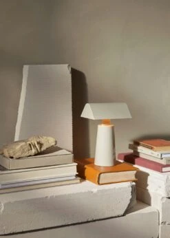 &Tradition Caret MF1 Table Lamp Portable, Silk Grey 13 &Tradition Caret MF1 Table Lamp Portable, Silk Grey -Gubi Furni Sales tradition caret mf1 table lamp portable 6