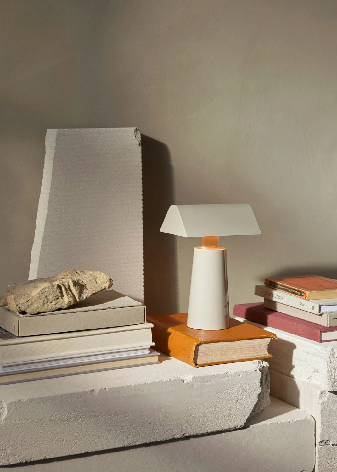 &Tradition Caret MF1 Table Lamp Portable, Silk Grey 8 &Tradition Caret MF1 Table Lamp Portable, Silk Grey - Image 6