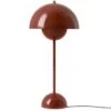 &Tradition Flowerpot VP3 Table Lamp, Red Brown