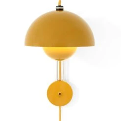 &Tradition Flowerpot VP8 Wall Lamp,, Mustard