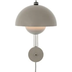 &Tradition Flowerpot VP8 Wall Lamp, Grey Beige