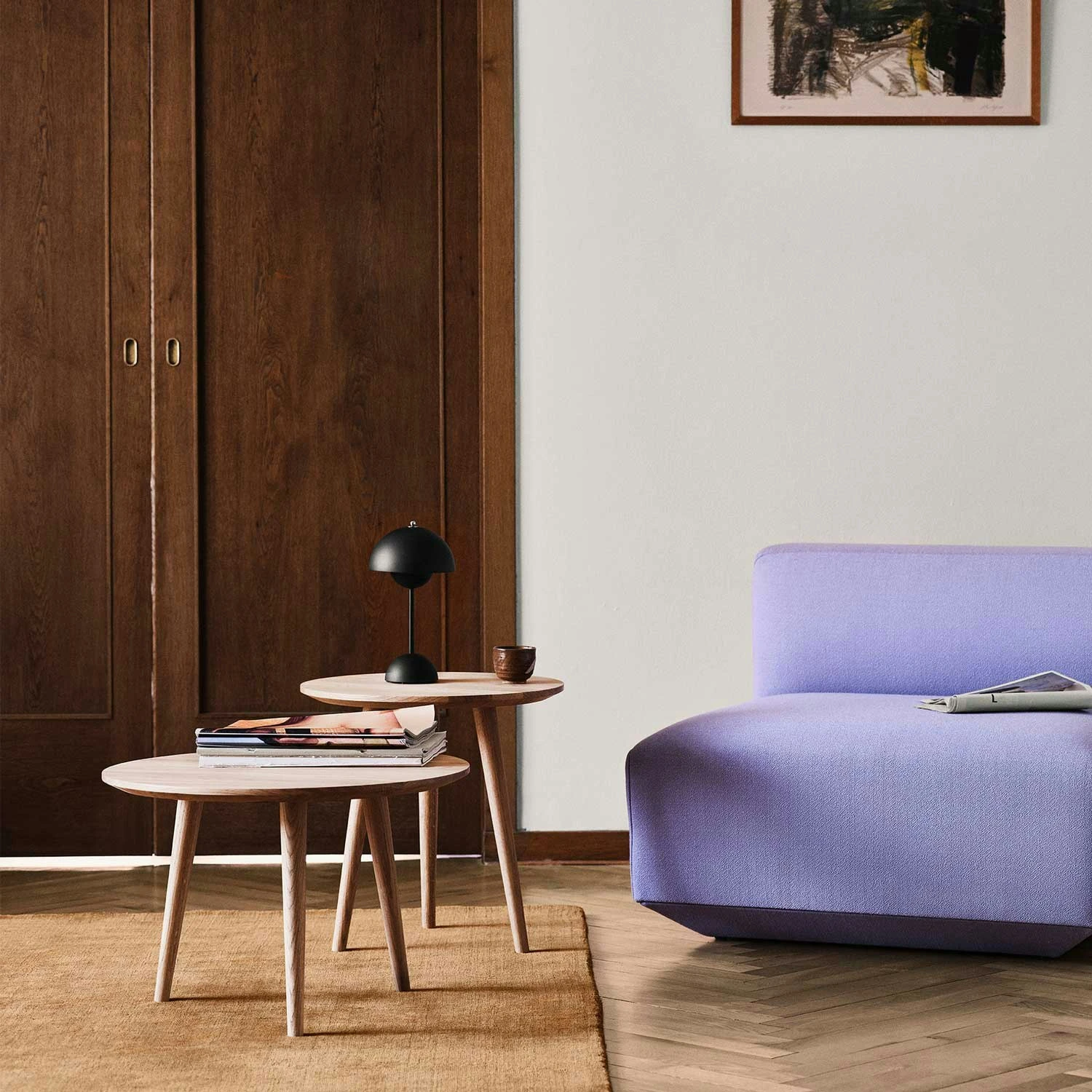 &Tradition Flowerpot VP9 Table Lamp Portable With Magnetic Charger Cable, Matte Black 4 &Tradition Flowerpot VP9 Table Lamp Portable With Magnetic Charger Cable, Matte Black - Image 2