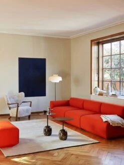 &Tradition Lato LN9 Table Oval, Lacquered Walnut / Emparador Marble -Gubi Furni Sales tradition lato ln9 table oval 0