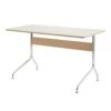 &Tradition Pavilion AV16 Desk, Mushroom / Oak / Chrome Legs