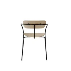 &Tradition Pavilion Av2 Chair, Lacquered Walnut -Gubi Furni Sales tradition pavilion av2 chair 2