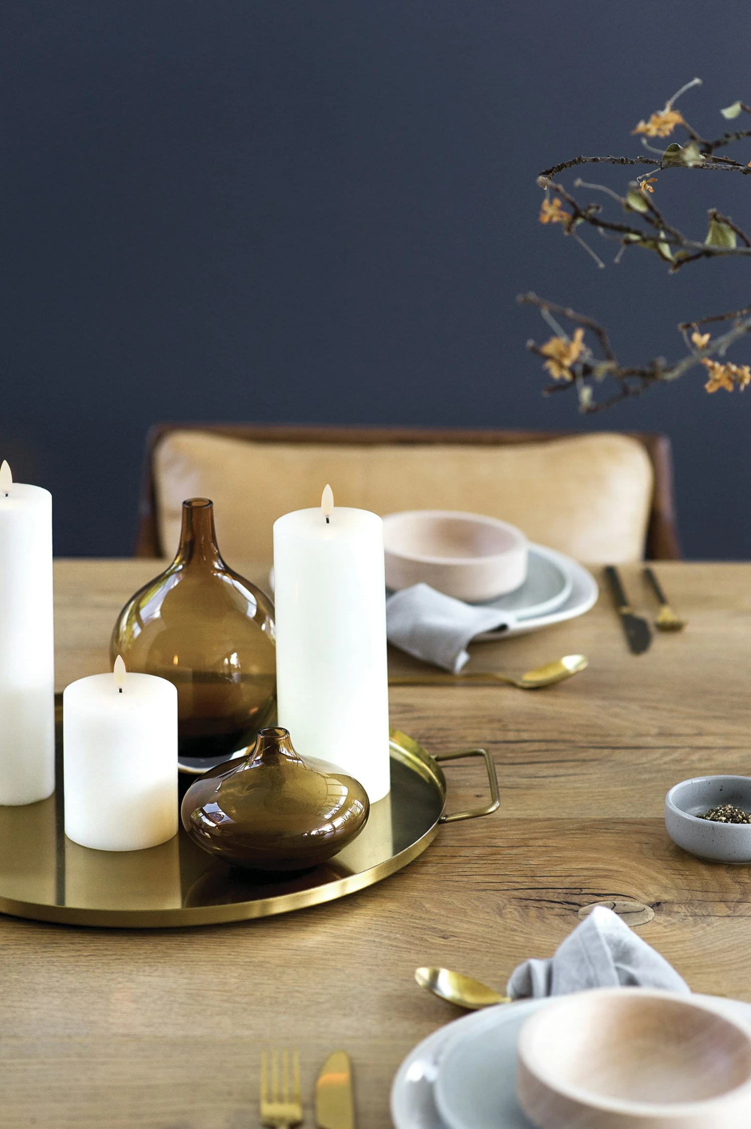 LED Pillar Candle Nordic White, 10,1x20,3 Cm 4 LED Pillar Candle Nordic White, 10,1x20,3 Cm - Image 2