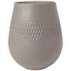 Villeroy & Boch Manufacture Collier Vase Grey, 12,5x15 Cm -Gubi Furni Sales villeroy boch manufacture collier vase grey 5