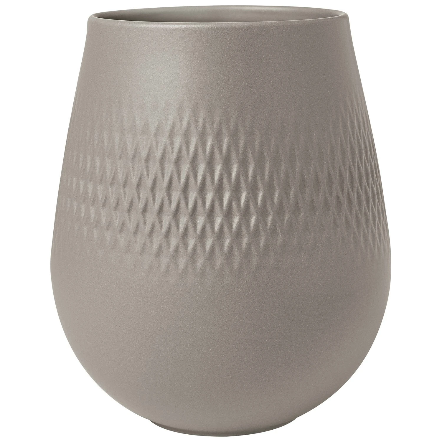 Villeroy & Boch Manufacture Collier Vase Grey, 12,5x15 Cm 3 Villeroy & Boch Manufacture Collier Vase Grey, 12,5x15 Cm