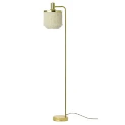 Warm Nordic Fringe Floor Lamp, Cream White