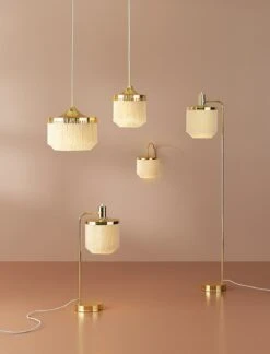 Warm Nordic Fringe Floor Lamp, Cream White -Gubi Furni Sales warm nordic fringe floor lamp 5