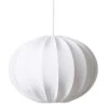 Watt & Veke Boll 40 Lampshade Oval, White 2 Watt & Veke Boll 40 Lampshade Oval, White -Gubi Furni Sales watt veke boll ceiling light oval cotton jersey white 1