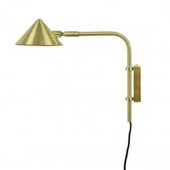 Watt & Veke Kelly Short Wall Lamp, Gold