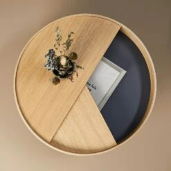 Woud ARC Coffee Table, Oiled Oak -Gubi Furni Sales woud arc coffee table 3