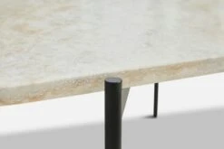 Woud LA TERRA Coffee Table Travertine Ivory L: 95 Cm -Gubi Furni Sales woud la terra table travertine ivory 11