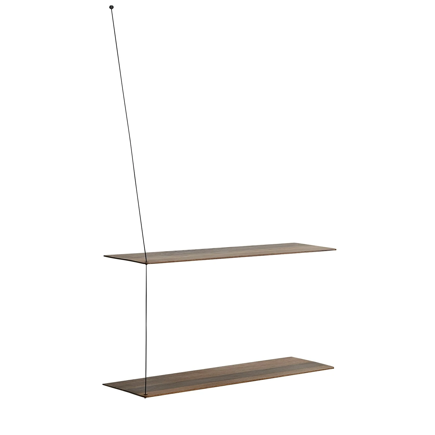 Woud STEDGE Shelf 80cm, Smoked Oak 3 Woud STEDGE Shelf 80cm, Smoked Oak