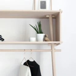 Woud Töjbox Clothes Rack, White Oak -Gubi Furni Sales woud tojbox clothes rack 5