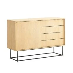 Woud Virka Sideboard High, Oak