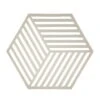 Zone Denmark Hexagon Trivet, Warm Grey -Gubi Furni Sales zone denmark hexagon trivet 3