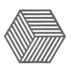 Zone Denmark Hexagon Trivet, Grey -Gubi Furni Sales zone denmark hexagon trivet 4